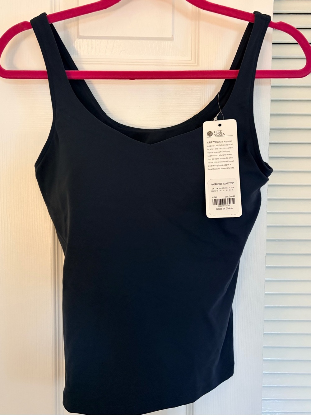 Crz Yoga Top, Large, Blue